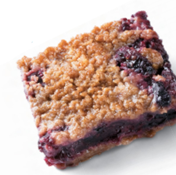 Berry yummy peach bars recipe