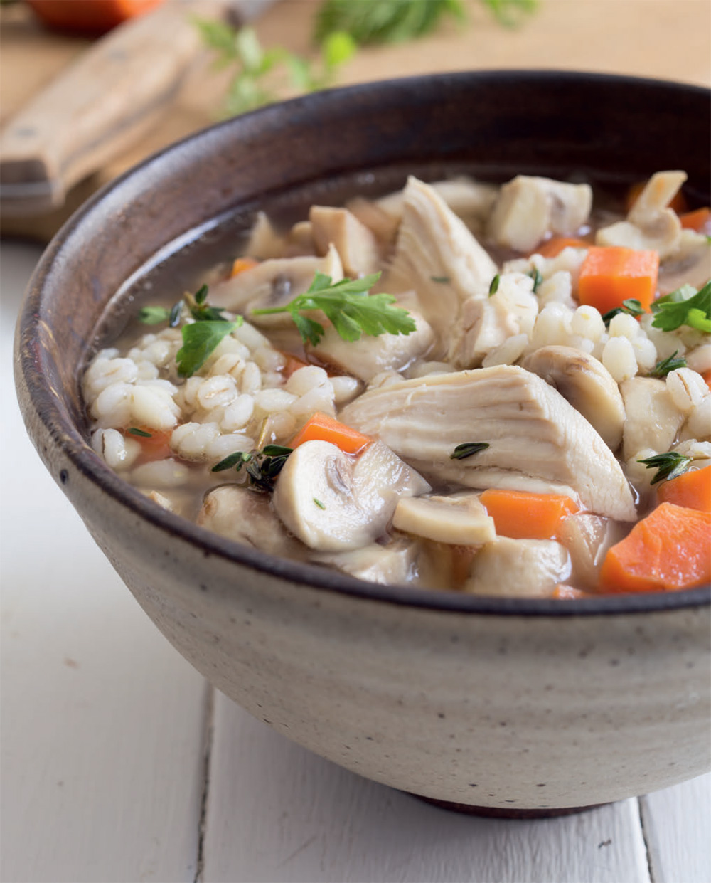 Chicken barley soup recipe