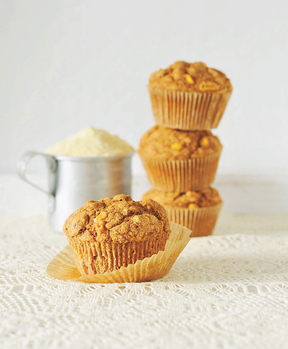 Chipotle and corn spelt muffins recipe