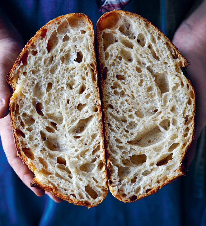 Classic sourdough higher hydration recipe