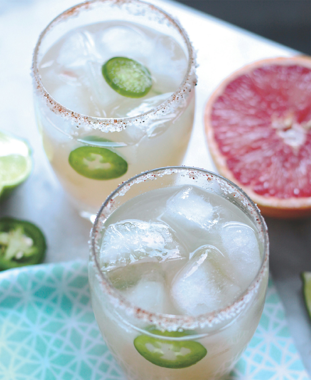 Grapefruit jalapeno margarita recipe