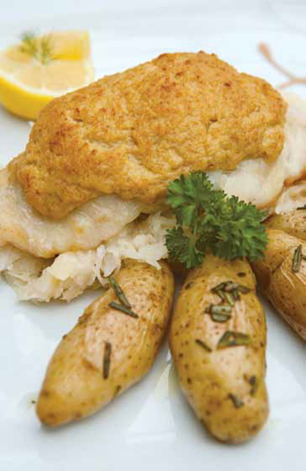 Grouper dijon over champagne sauerkraut recipe