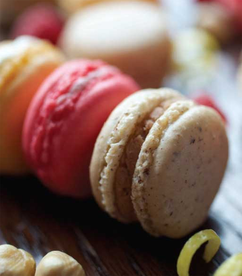 Hazelnut and milk chocolate macaroons recipe