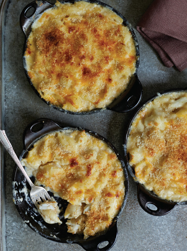 Individual eastern shore-style mac & cheese with crab recipe