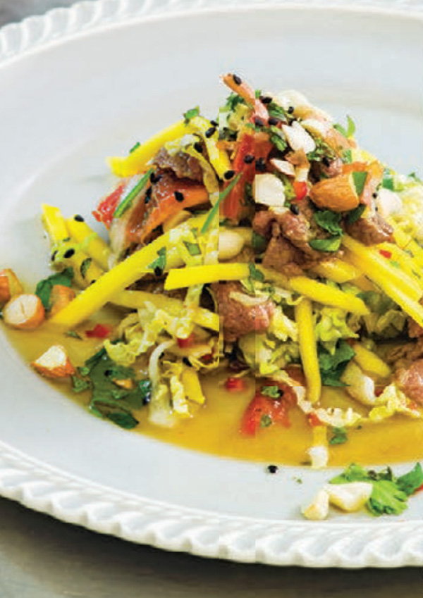 Lime beef salad recipe