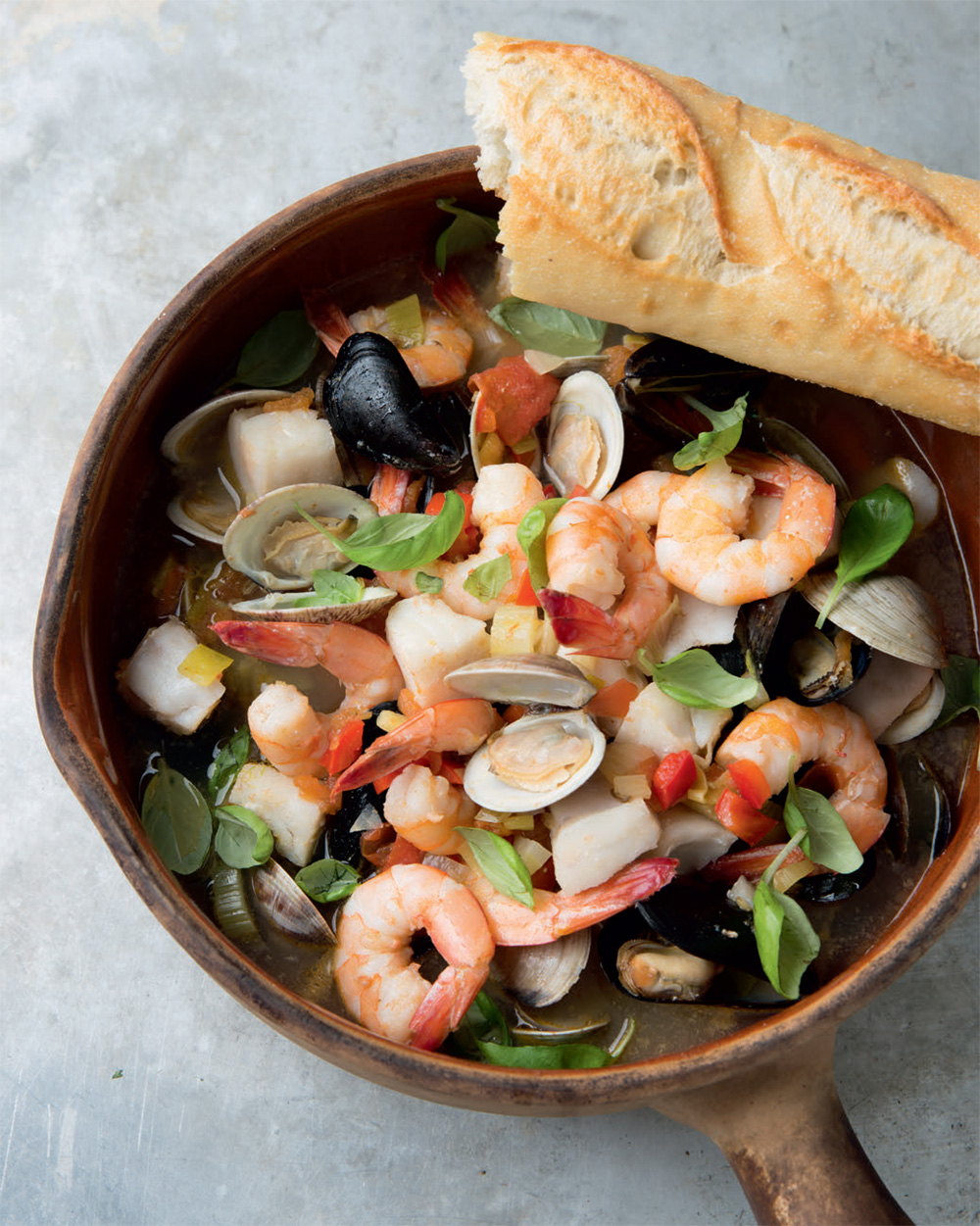 Mediterranean seafood stew recipe