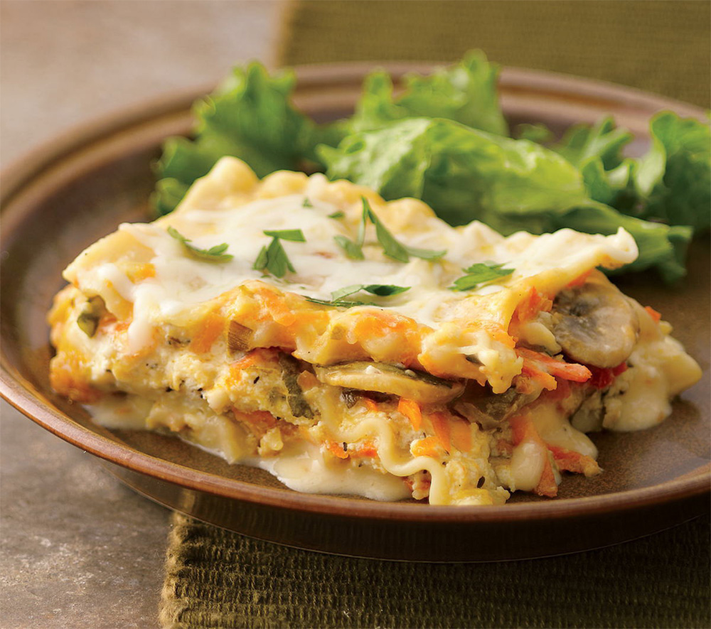 Mixed vegetable lasagna recipe