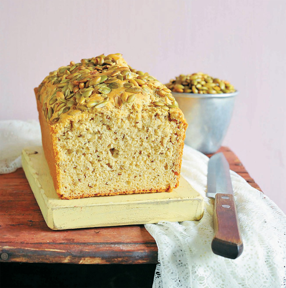 Onion caraway whole wheat loaf recipe