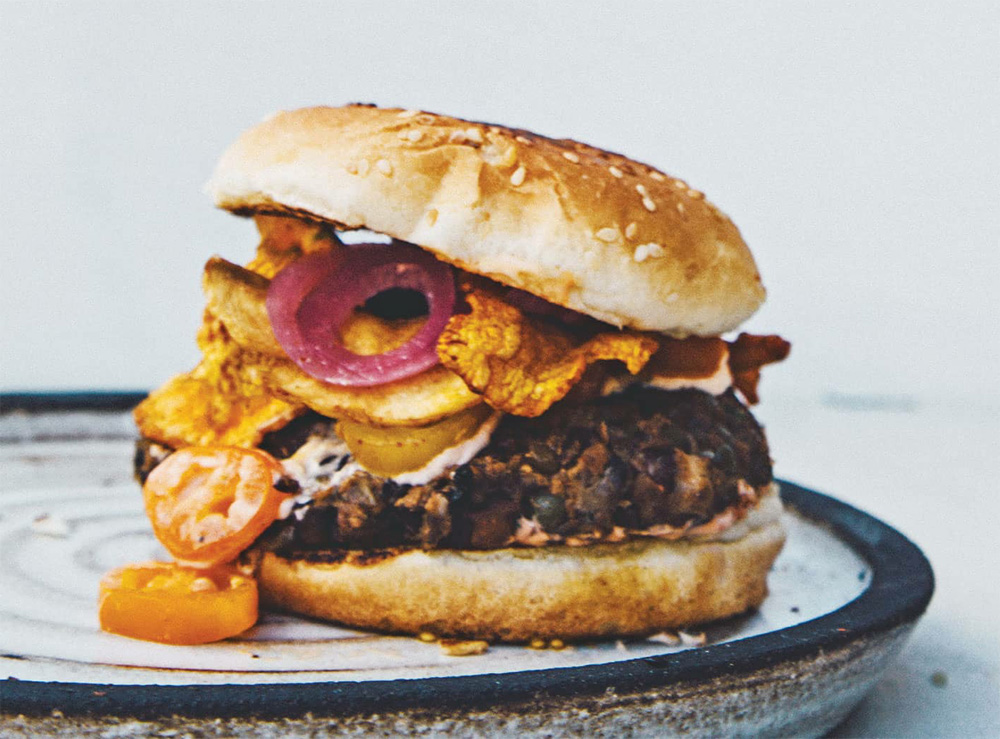 Sage and squash burger recipe