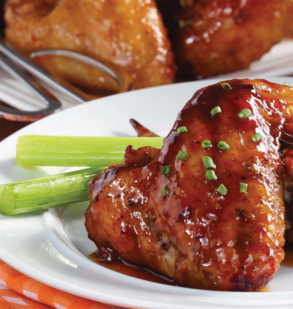 Sticky honey chicken wings recipe