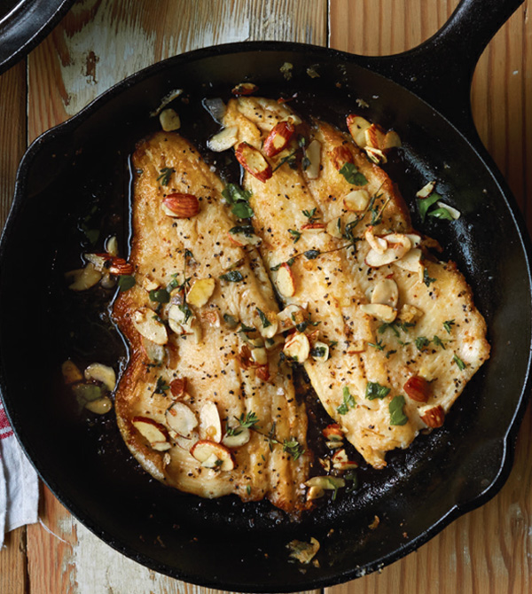 trout almondine trout almondine