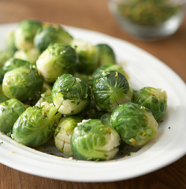Brussels sprouts with gremolata recipe