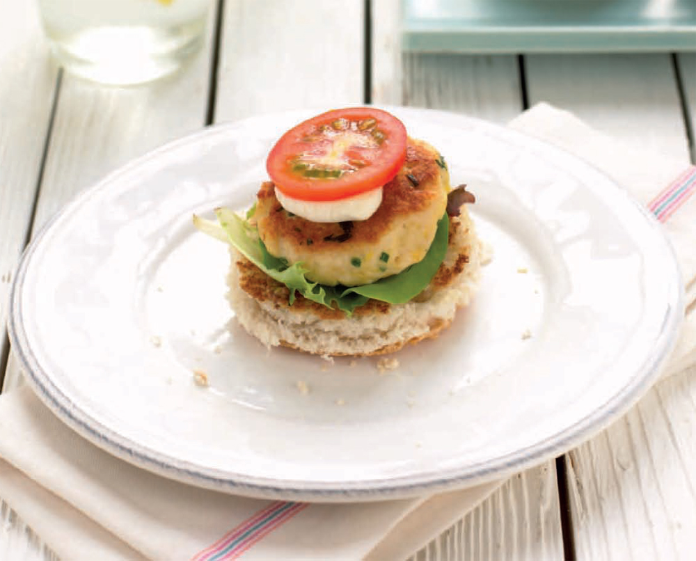 Mini chicken burgers recipe