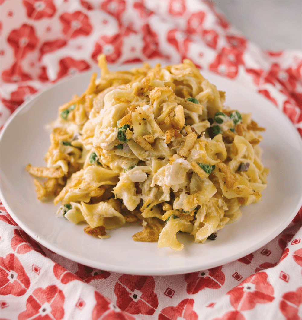 Old-fashioned tuna noodle casserole recipe