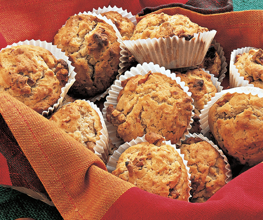 Onion and Walnut Muffins