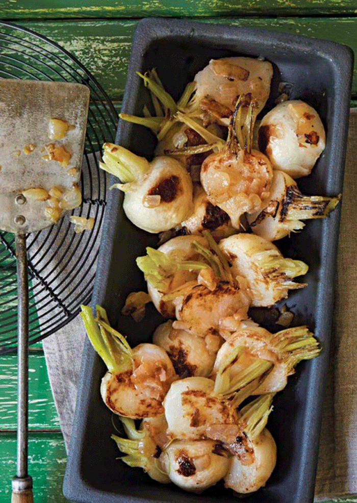 Pan-braised white turnips recipe