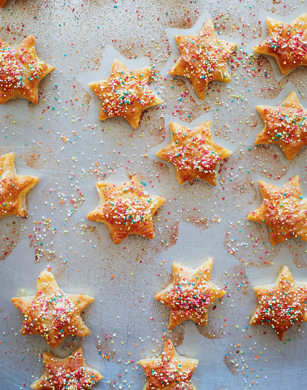 Starry cinnamon puffs recipe