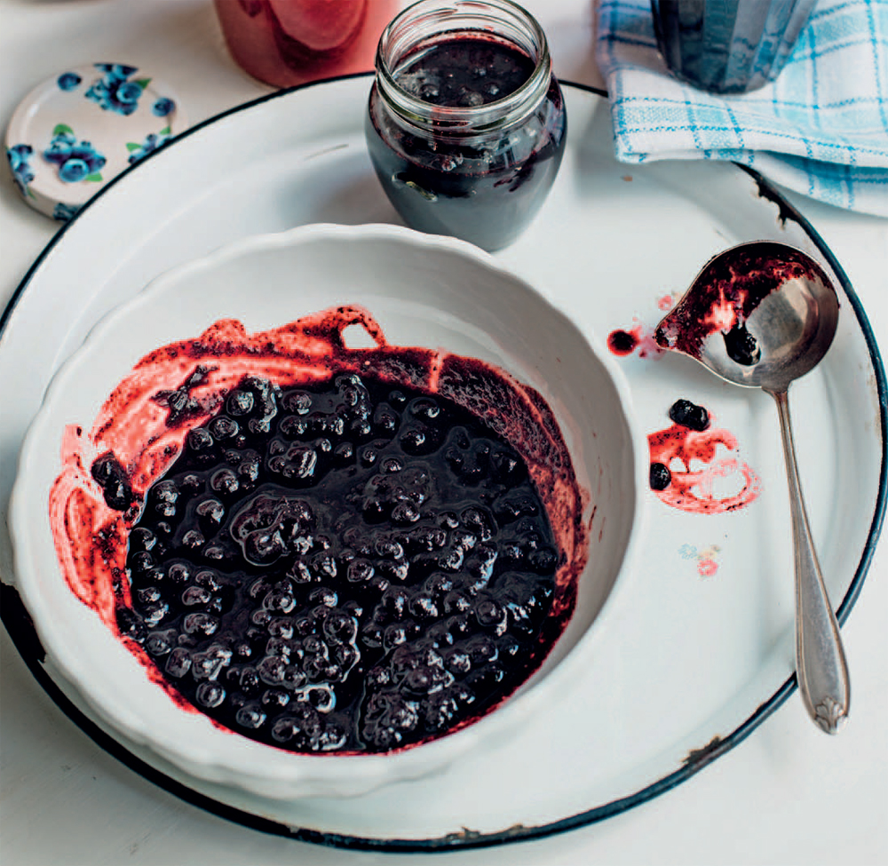 Blueberry compote recipe