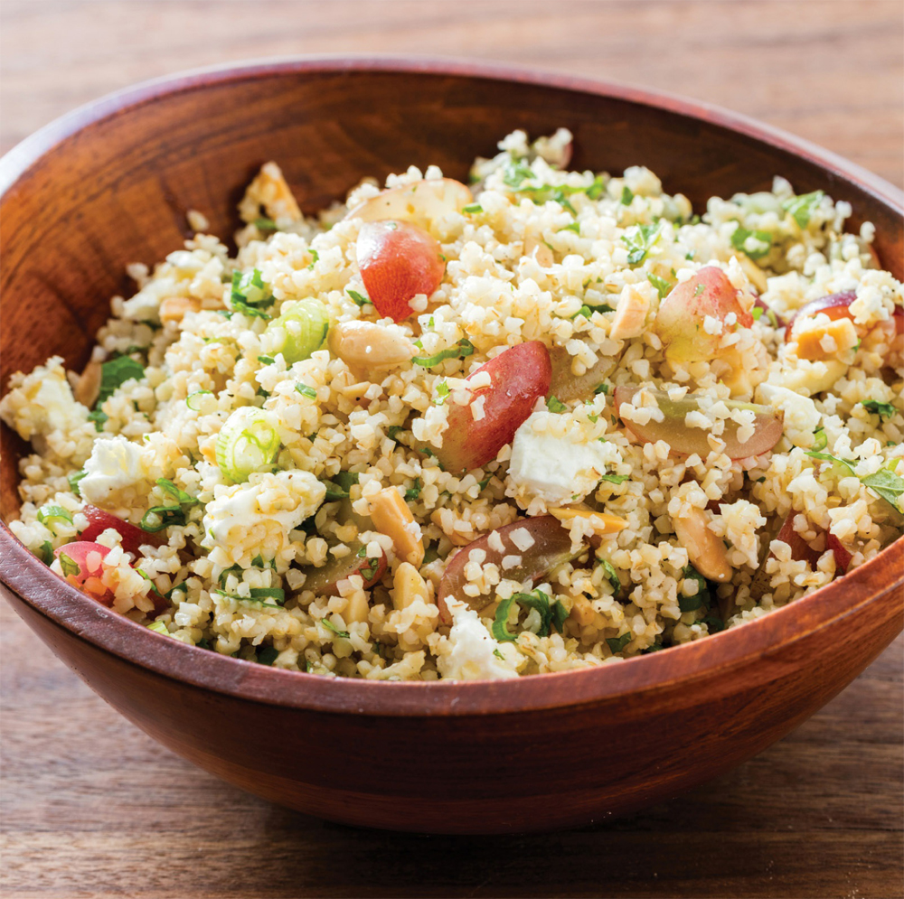 Bulgur salad with grapes and feta recipe – Recipe