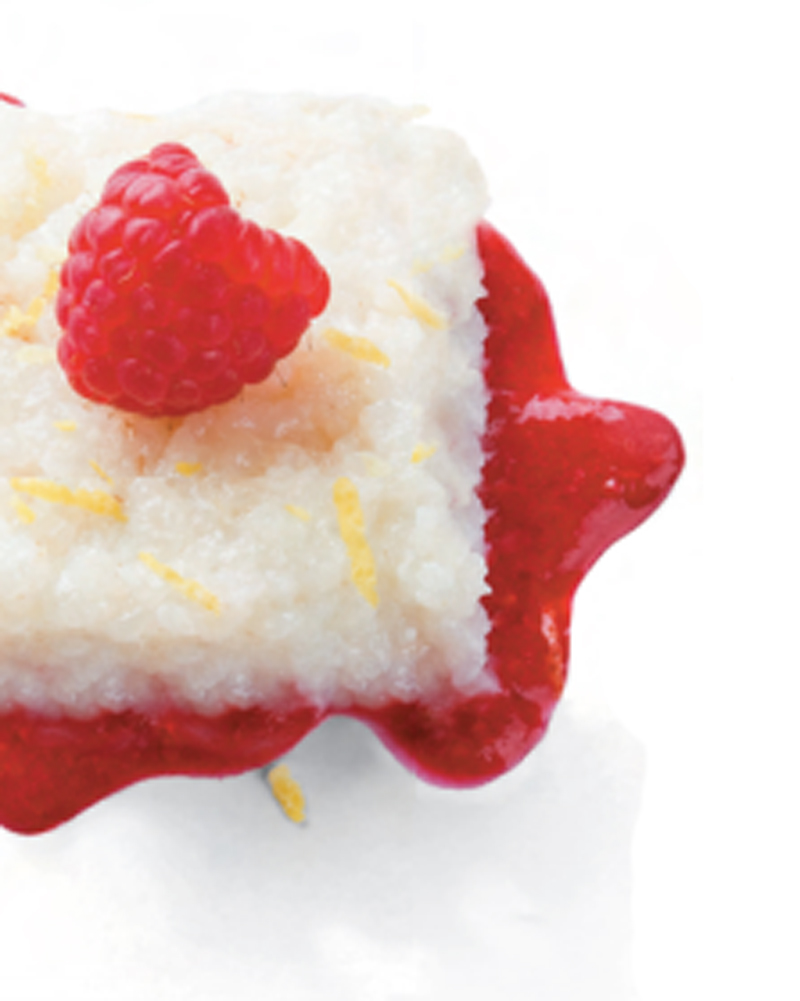 Fruit coulis rice bars recipe