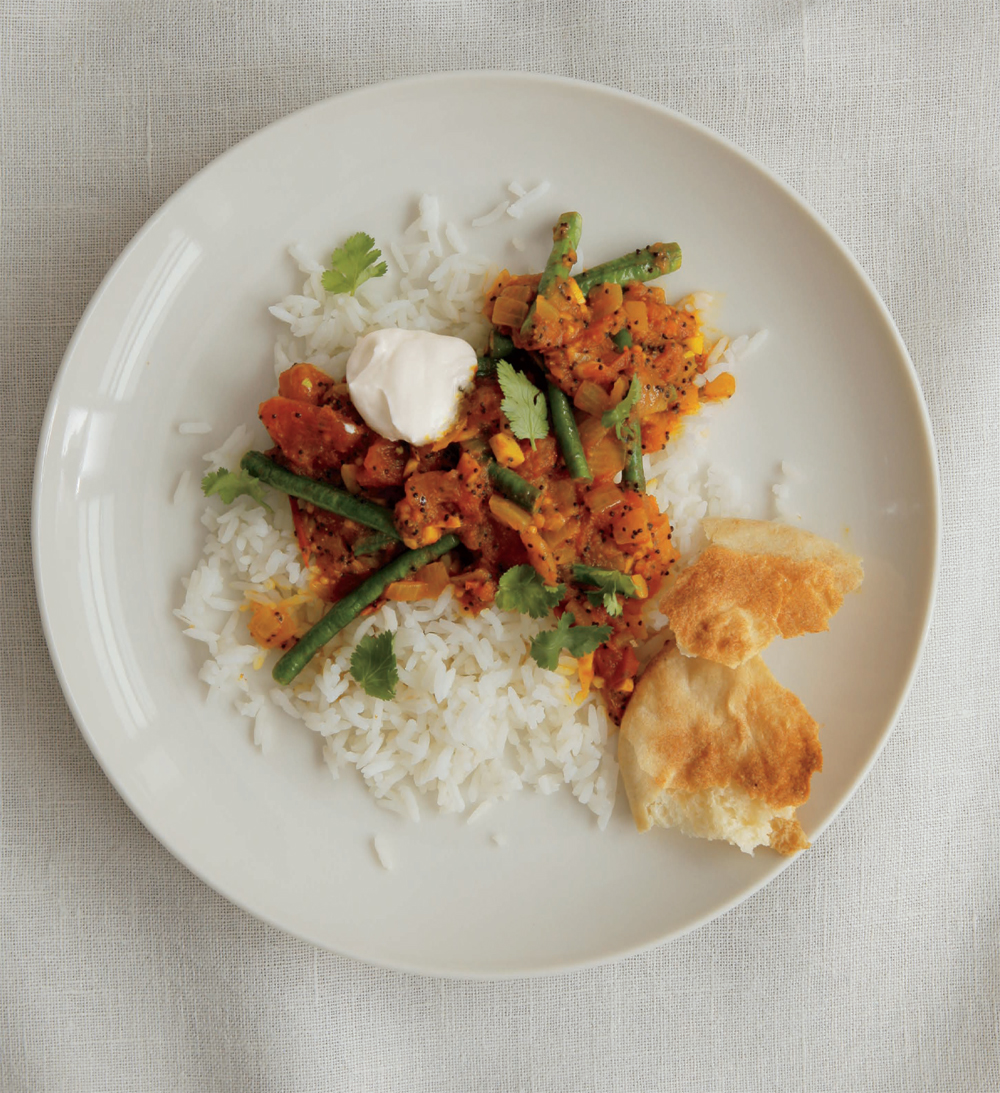 Long bean and poppy seed curry recipe