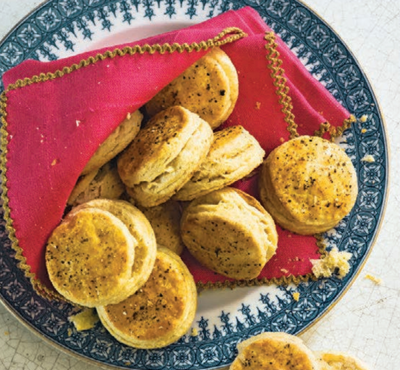 Parsnip and black biscuits recipe