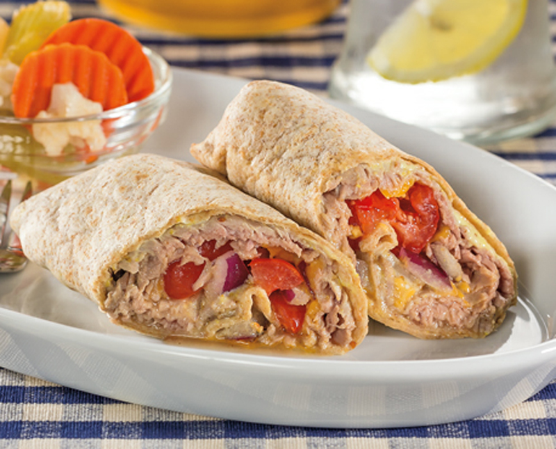 Toasty roast beef wraps recipe