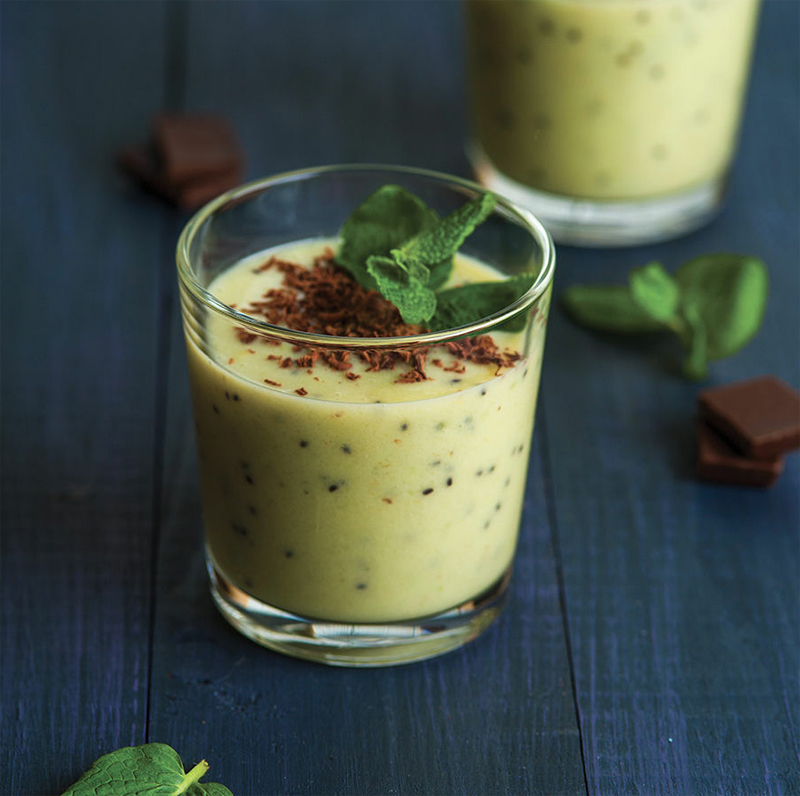 Abby’s mint chocolate smoothie recipe