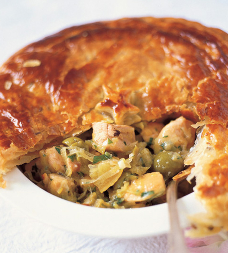 Chicken, olive and preserved lemon pie recipe