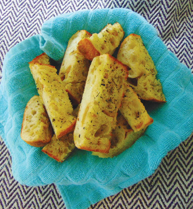 Diet-breaking garlic bread recipe