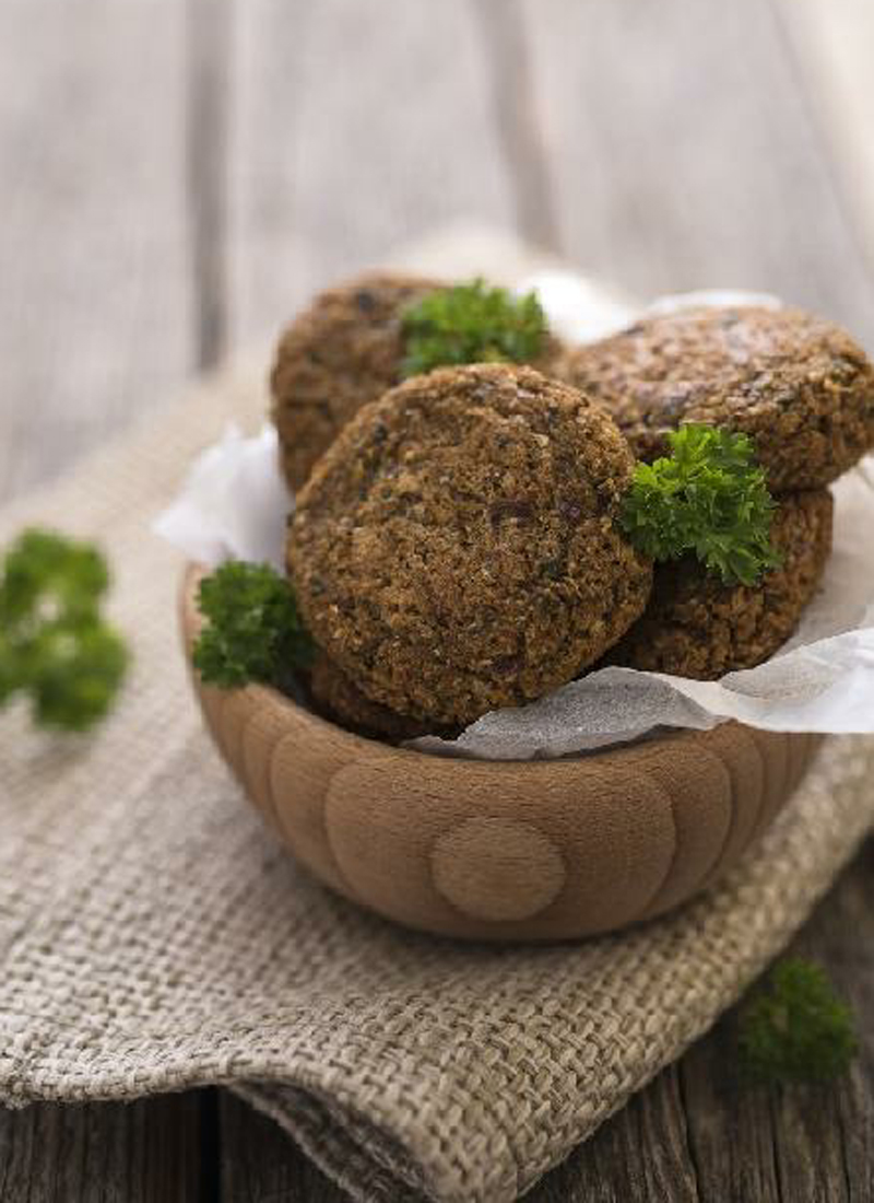 Eggplant and buckwheat patties recipe