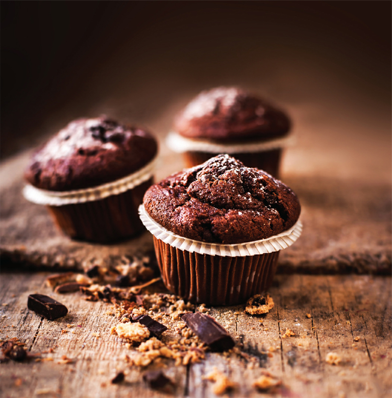 Hot cocoa muffins recipe