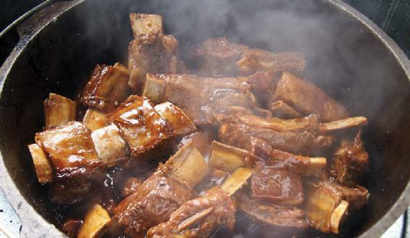 Cola & smokey BBQ ribs recipe