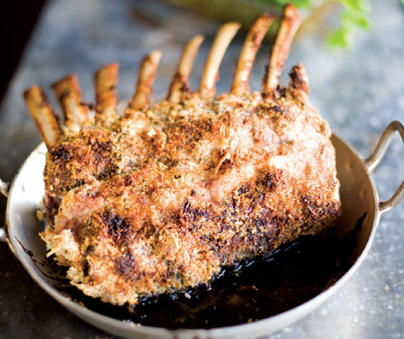 Rack of lamb with dijon herbcrust recipe