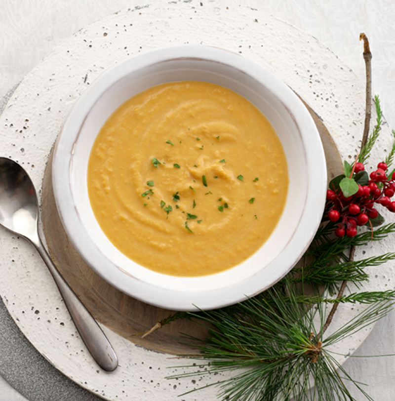 Sweet potato coconut soup recipe