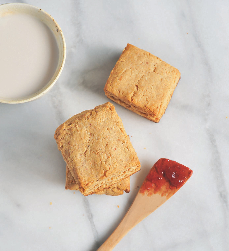 Almond or cashew biscuits recipe