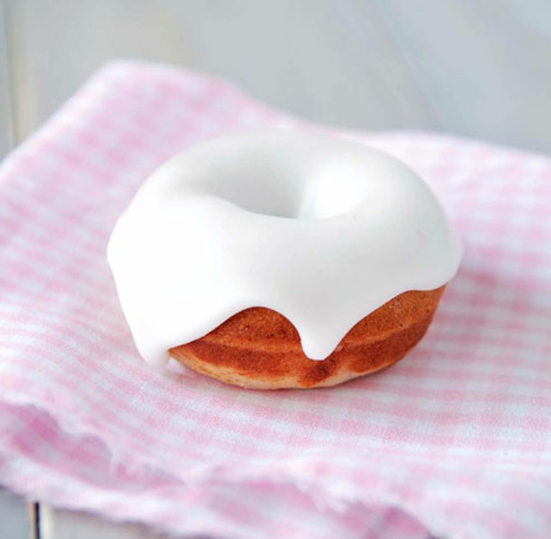 Banana cream mini donut recipe