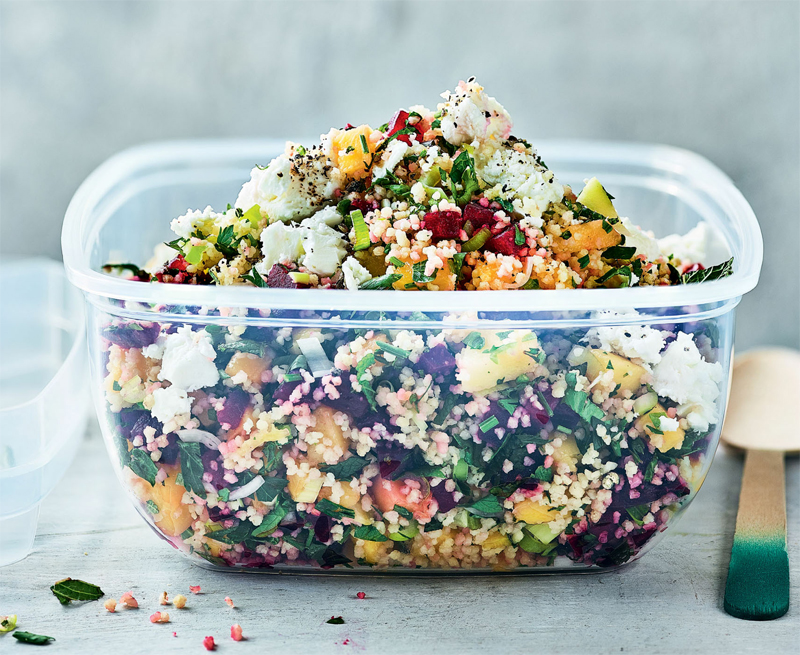 Beetroot & couscous lunchbox salad recipe