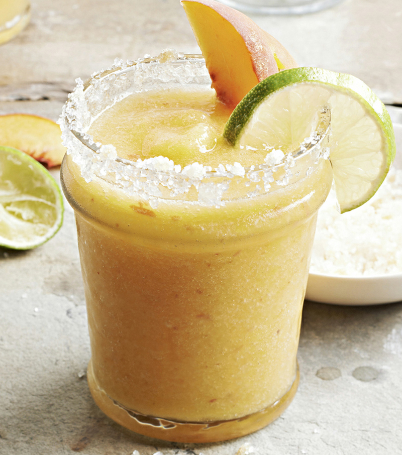 Ginger peach margaritas recipe