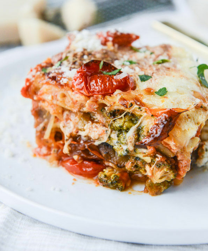 Roasted vegetable lasagna recipe