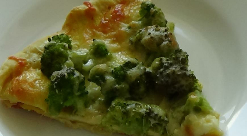 Cheese pizza with broccoli recipe