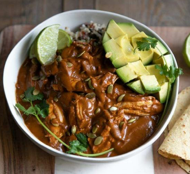 Delicious chicken mole Recipe