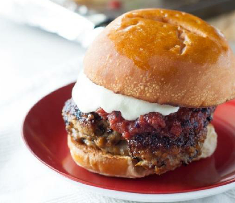 Eggplant parmesan burgers recipe