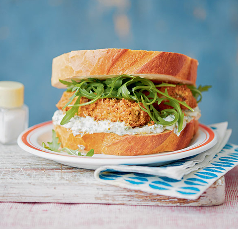 Fish finger doorstop butties recipe