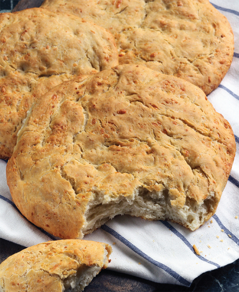 Greek mountain cheese bread with mastiha recipe