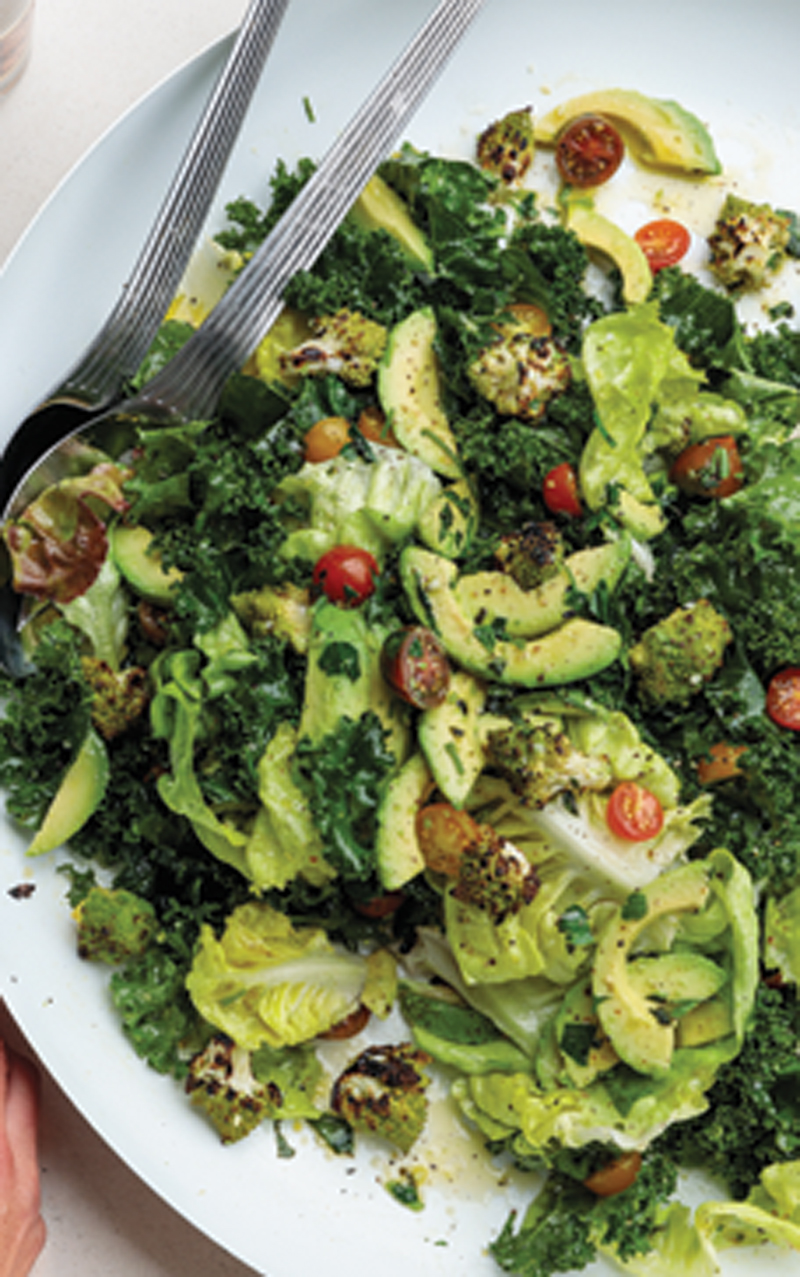 Grilled romanesco salad recipe