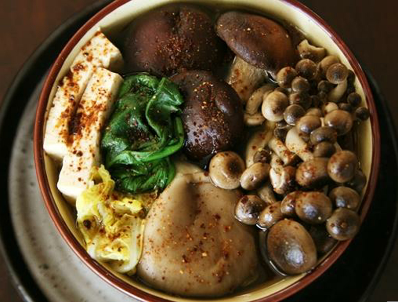 Mushroom ginger hot pot recipe