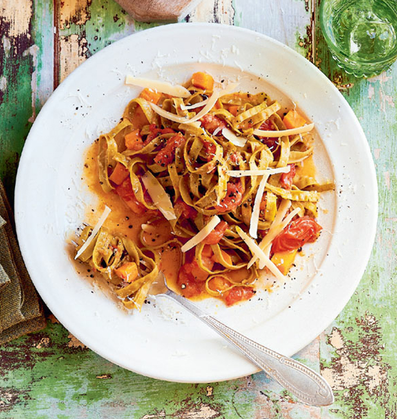 Pancetta and tomato pasta recipe