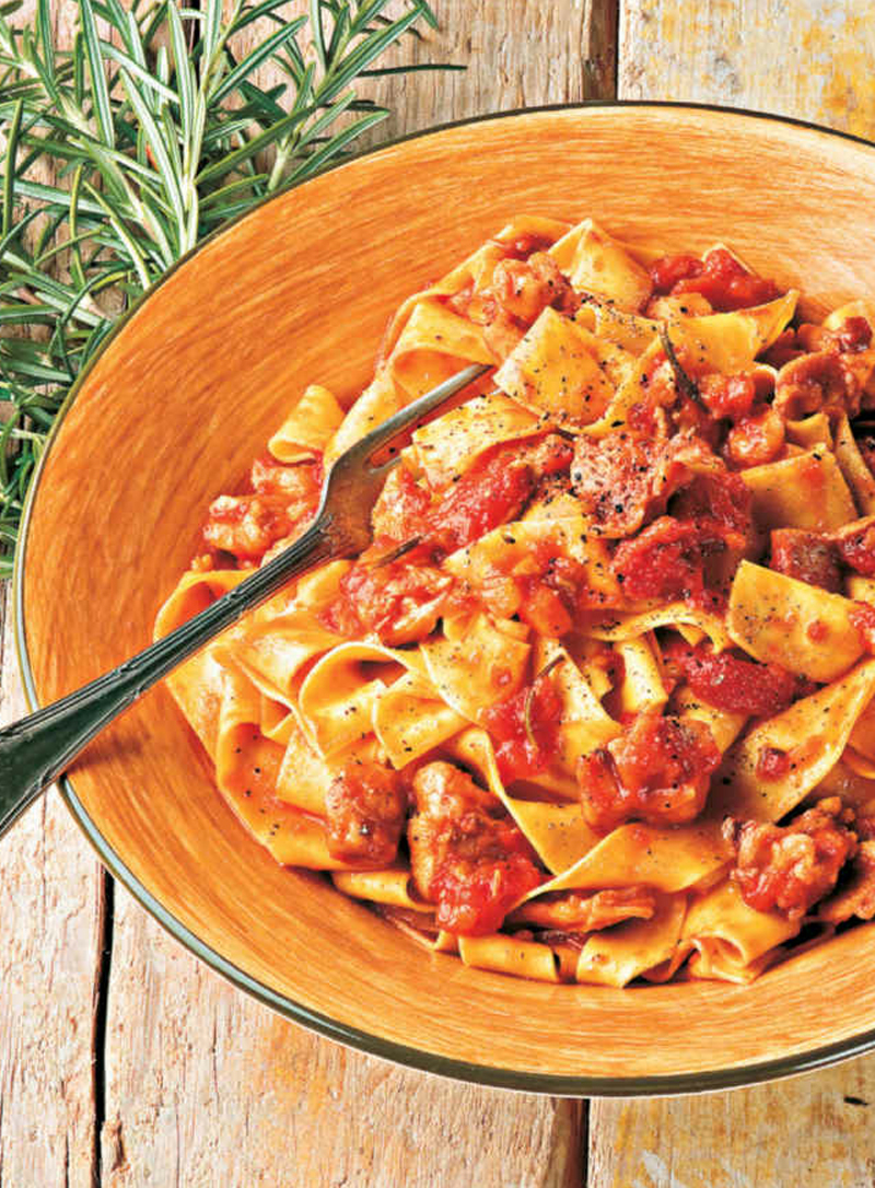 Pappardelle with rabbit sauce recipe