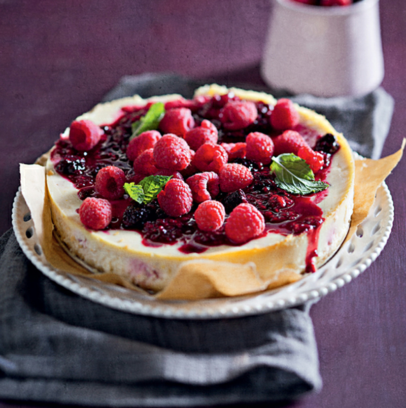 Raspberry swirl cheesecake recipe